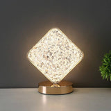 Square Shaped Crystal Lamp