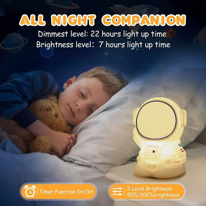 Astronaut Silicone Night Lamp